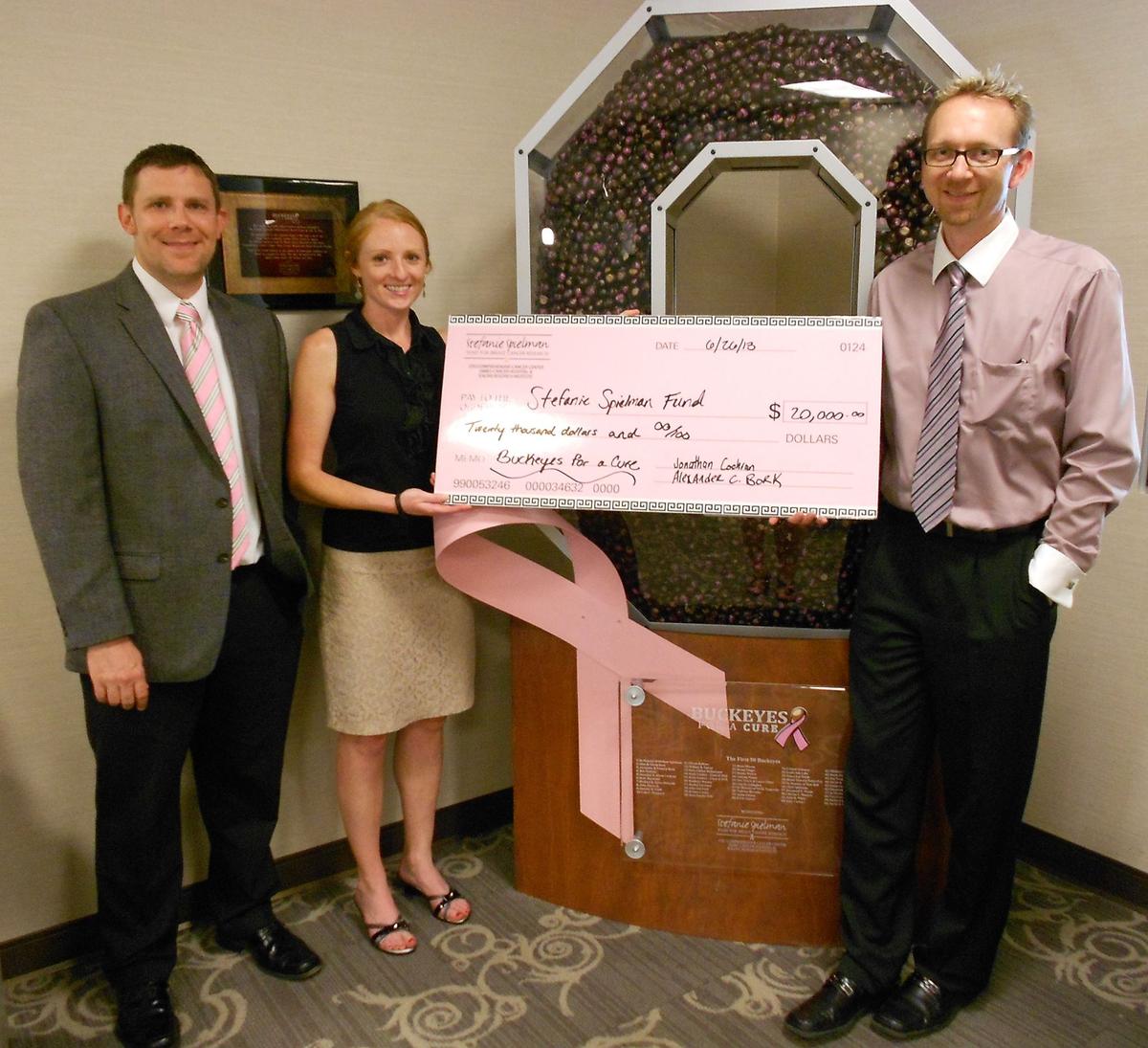 $20k donation to the Stefanie Spielman Fund